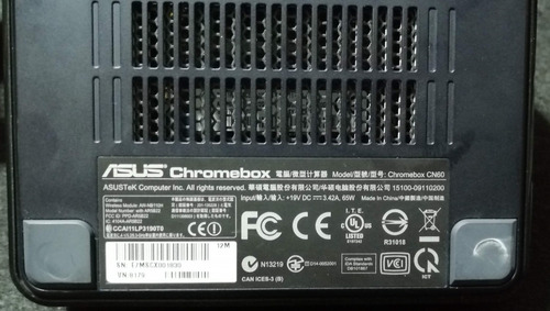 Asus Chromebox Cn60 Mini Pc 4th Generation Intel® Processor (Usado)
