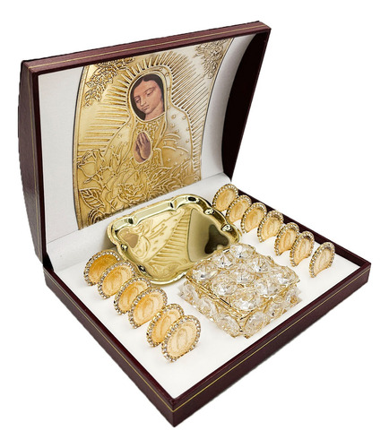 Arras Para Boda Con Zirconia Bañadas En Oro Virgen De Guadal