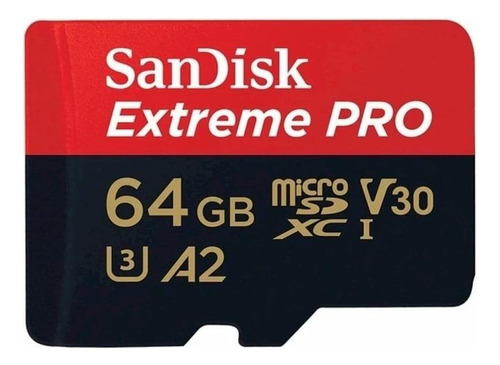 Memoria Micro Sd Sandisk Extreme Pro 64gb Sdsqxcu-064g-gn6ma