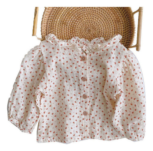 Conjunto De Blusa Tipo Mameluco De Lino Para Niña