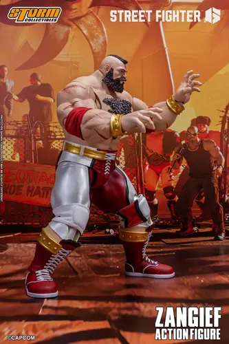 Action Figure Zangief Street Fighter 6 Boneco Storm Collect