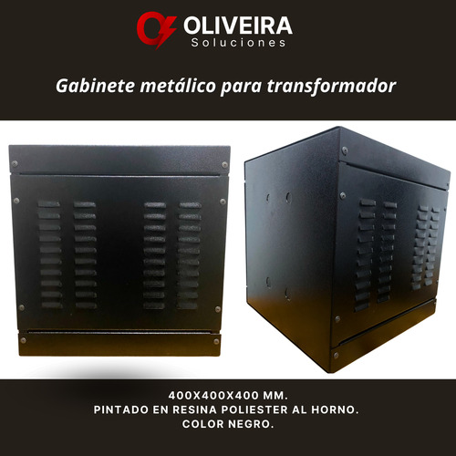 Transformador De Aislación Galvánica De 5 Kva De Potencia Negro