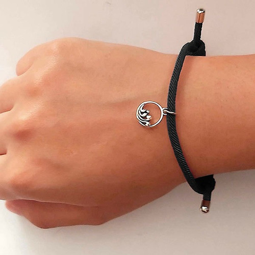 Imagen 5 de 6 de Set De Pulseras Mar Y Tierra Negro