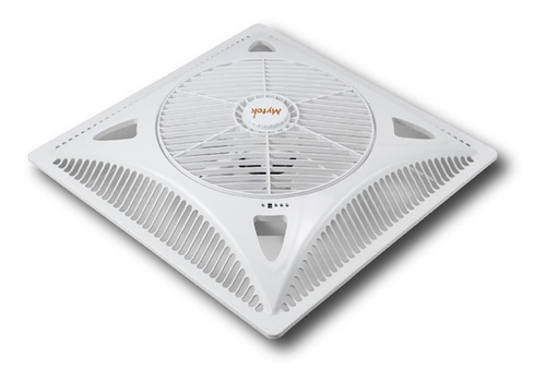 Ventilador De Techo Mytek 3198 Blanco Con Aspas De  Plástico, 14  De Diámetro 127 v