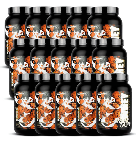 Combo Atacado 15 Whey Protein 900g - Procorps Sabor Variados