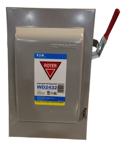 Interruptor De Seguridad Wd2432 Royer 3x60amp