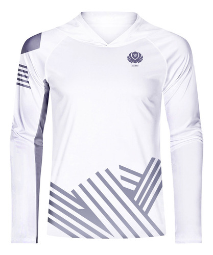 Camiseta Solar Para Hombre Upf 50+, Manga Larga, De Secado R