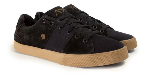 Imagen 2 de 8 de Zapatillas Urbanas Hombre Nauticas Lona Cuero Panchas Skate