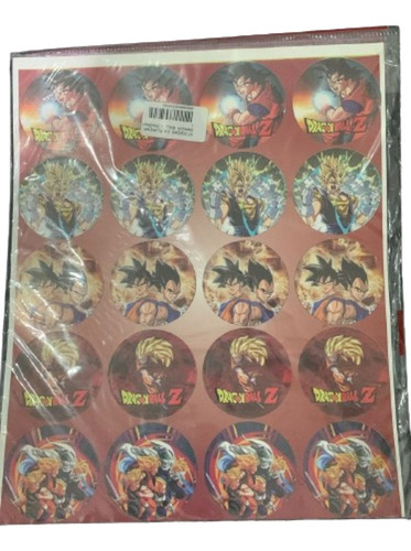 Pack X 8 Planchas De 20 Stickers De Dragon Ball