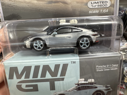 Mini Gt Chase Porsche 911 Dakar Shade Green Metallic #780 Me Color Zamac