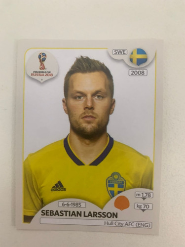 Figurinha Copa Do Mundo 2018 Sebastian Larsson Nº482 Suécia