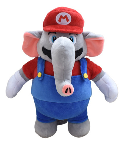 1pcssuper Mario Bros Wonder Muñeco De Mario Peluche Elefante