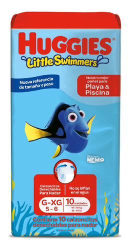 Huggies Little Swimmers - Pañales Para El Agua 14 A 20 Kilos