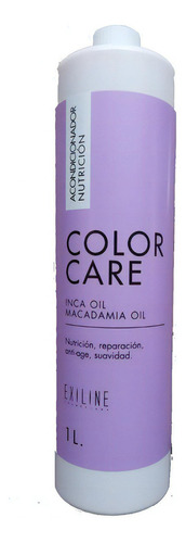 Acondicionador Color Care Inca Y Macadamia Oil Exiline1litro