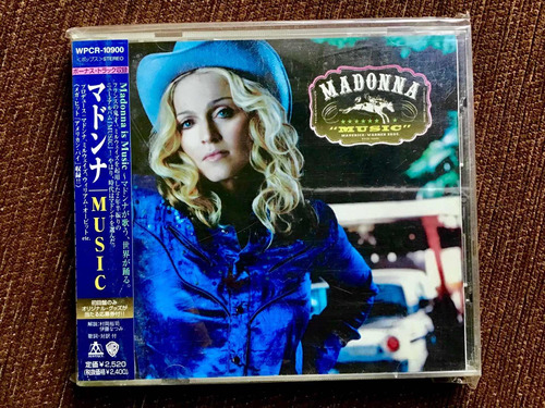 Madonna Music (album) Japan Edition Obi + Bonus Track