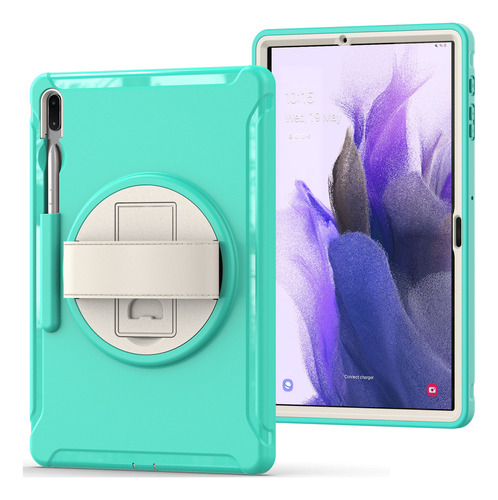 Funda Protectora Azul Hielo For Tab S7fe T730