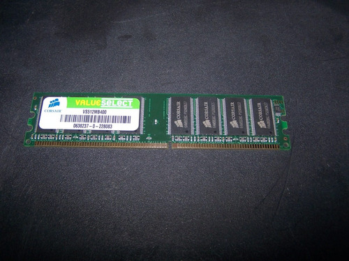 Memoria  Ddr 512mb 400mhz Pc3200 Corsair