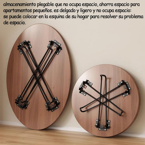 Mesa Circular Minimalista De 80 Centímetros/mesa De Café