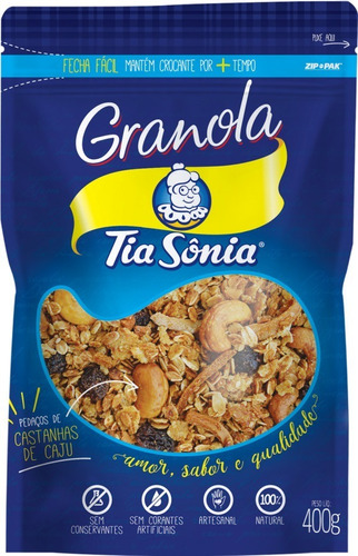 Granola Tia Sônia Original 400gr - 2 Unid.