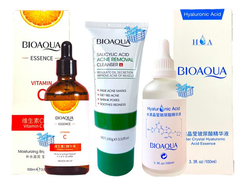 Kit Bioaqua Acido Hialuronico - mL a $120