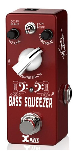 Micro Pedal Efecto Bass Squeezer Xvive B1