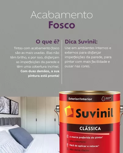 Tinta Clássica Fosca Suvinil Sacode 3,2 L - Loja Online SA Tintas