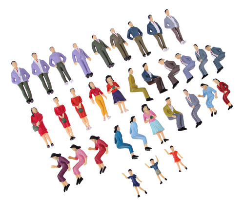 1:25 Building Layout Model People Ho Pintada Pasajeros