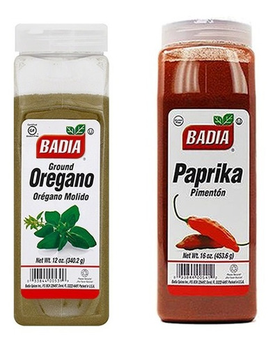 Badia Oregano Molido Y Paprika - g a $88