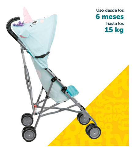 Carriola de bastón Safety 1st US133 unicornio con chasis color gris