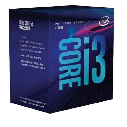 Procesador Intel Core I3-8100, 3,6 Ghz,4 Núcleos,lga1151,6mb
