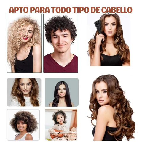 Cepillo Para Cabello Masajeador Desenredar Rizado Mujeres