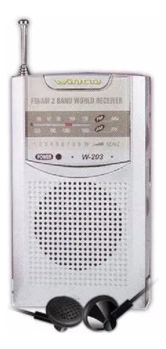 comprar Radio Winco W203 203 analógico portátil color gris