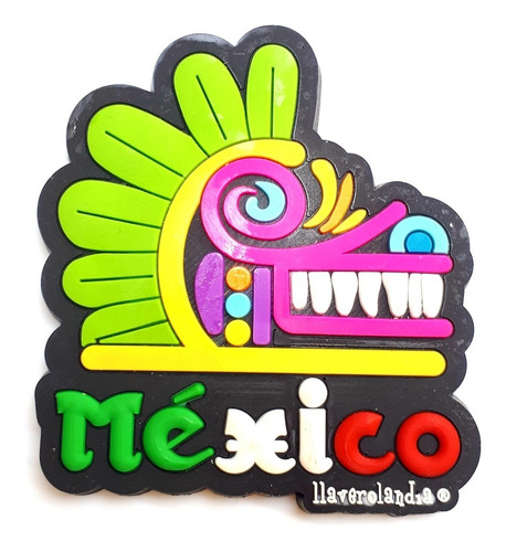 Imán México Quetzalcóatl Refrigerador Recuerdo País