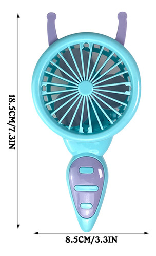 Un Bonito Miniventilador De Verano Para Niños Con Forma De A