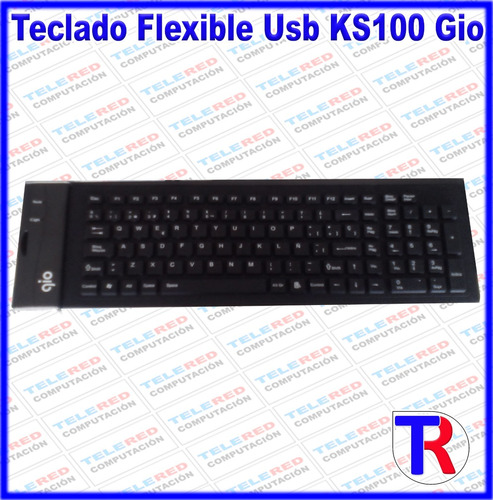 Teclado Flexible Usb Gio Modelo Ks100