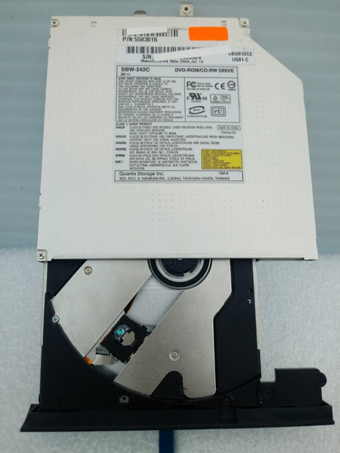 Dvd-rom Cd-rw Unidad Óptica No De Parte Sbw-242c Ide Quemado (Usado)