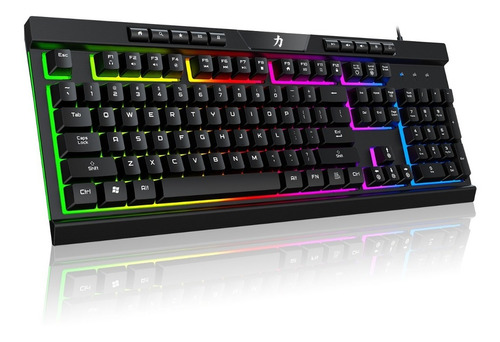 Teclado Gamer Gaming Multifuncion Deckard Multimedia Rgb Led