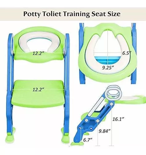 ASIENTO DE INODORO CON ESCALERA PARA NIÑOS - 8594 – Potitos