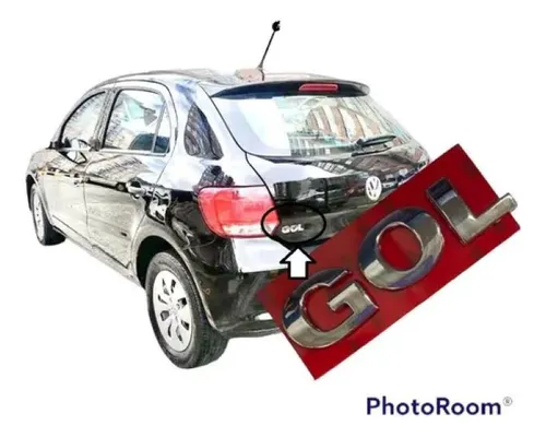 Emblema Cromado Tapa Baul Gol 2009-2016