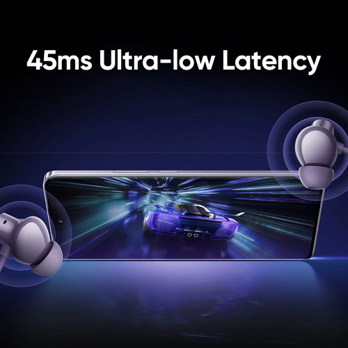 Realme Buds Wireless 5 Anc 50db 38h Batería Ip55 Negro