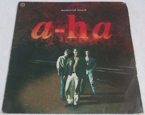 Lp A-ha Memorial Beach - Warner Importado 1993 Só A Capa