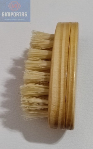 Cepillo Artesanal Corporal Seco Fibras Naturales Mini 10cm