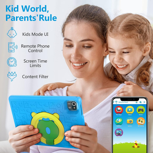 Amiamo Kids Tablet 10 Pulgadas, Android 13 Kids Tablet 10.1