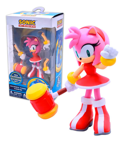 Figura De Acción Amy De Dc Toys Sonic