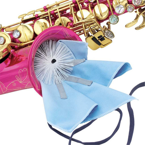 Saxo Alto Tenor Saxofón Mástil Arrojar A Través De Paño