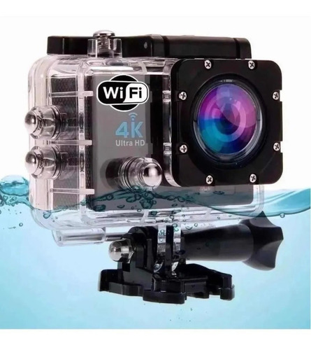 Câmera Ultra 4k Wi-fi Prova D'água Youtuber Bike Moto Trilha