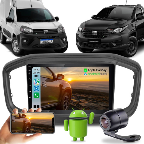 Kit Multimidia 9 Android Netflix Waze Spotify Strada 21 A 25
