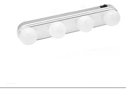 Luces Led Para Maquillaje Makeup Tocador 4 Focos Batería