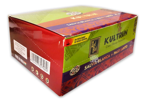 Incienso Zed Black Kultrún Dhoop Cono Salvblanca/ Palosanto