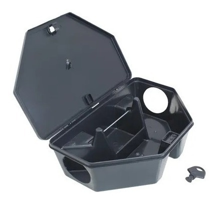1 Porta Isca + 5 Blocos Parafinados Armadilha Para Rato
